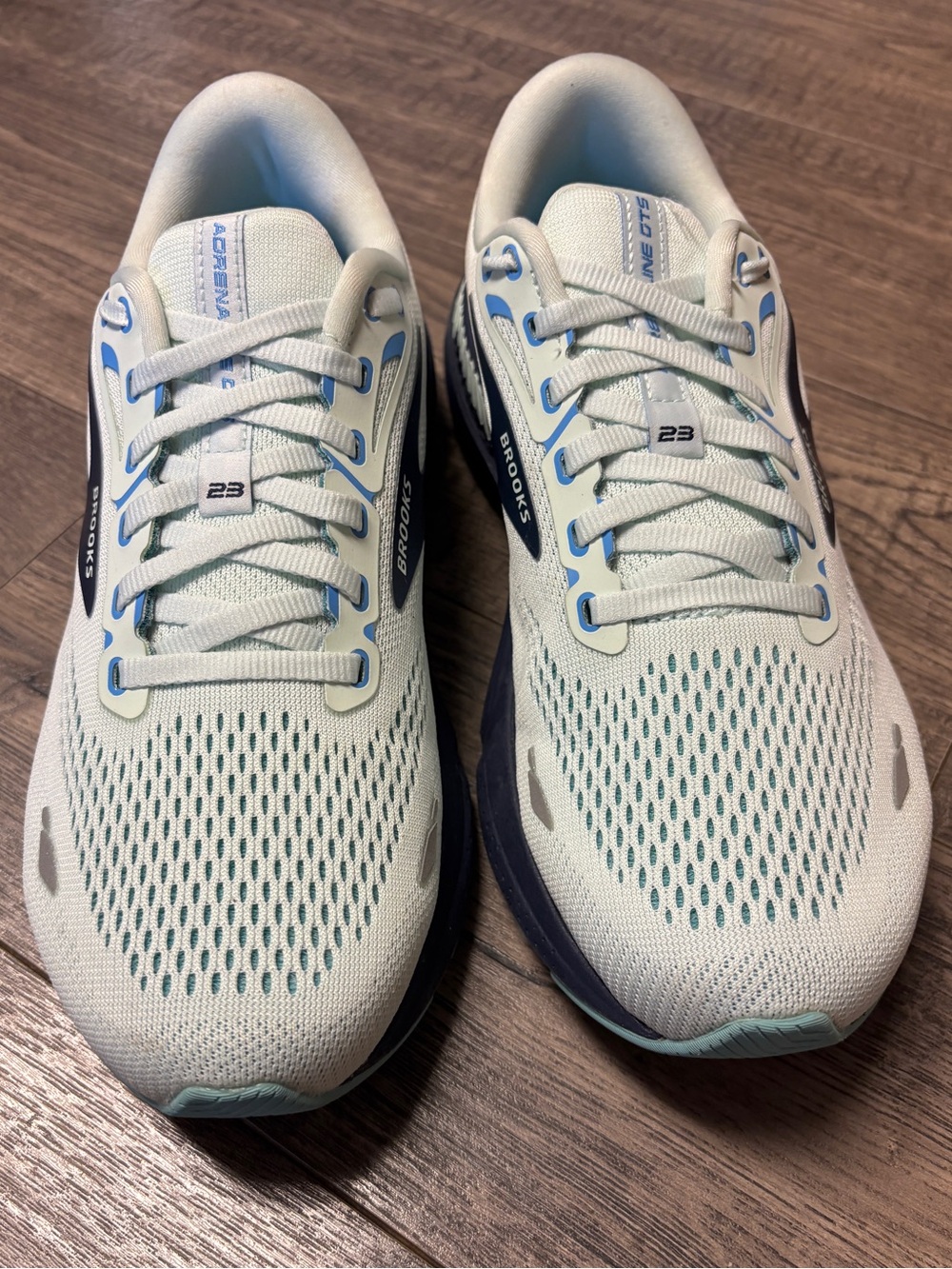 Brooks Adrenaline GTS 23 Wide Women’s Road Running Shoes 10 Wide NO INSOLES Blue - Picture 3 of 11